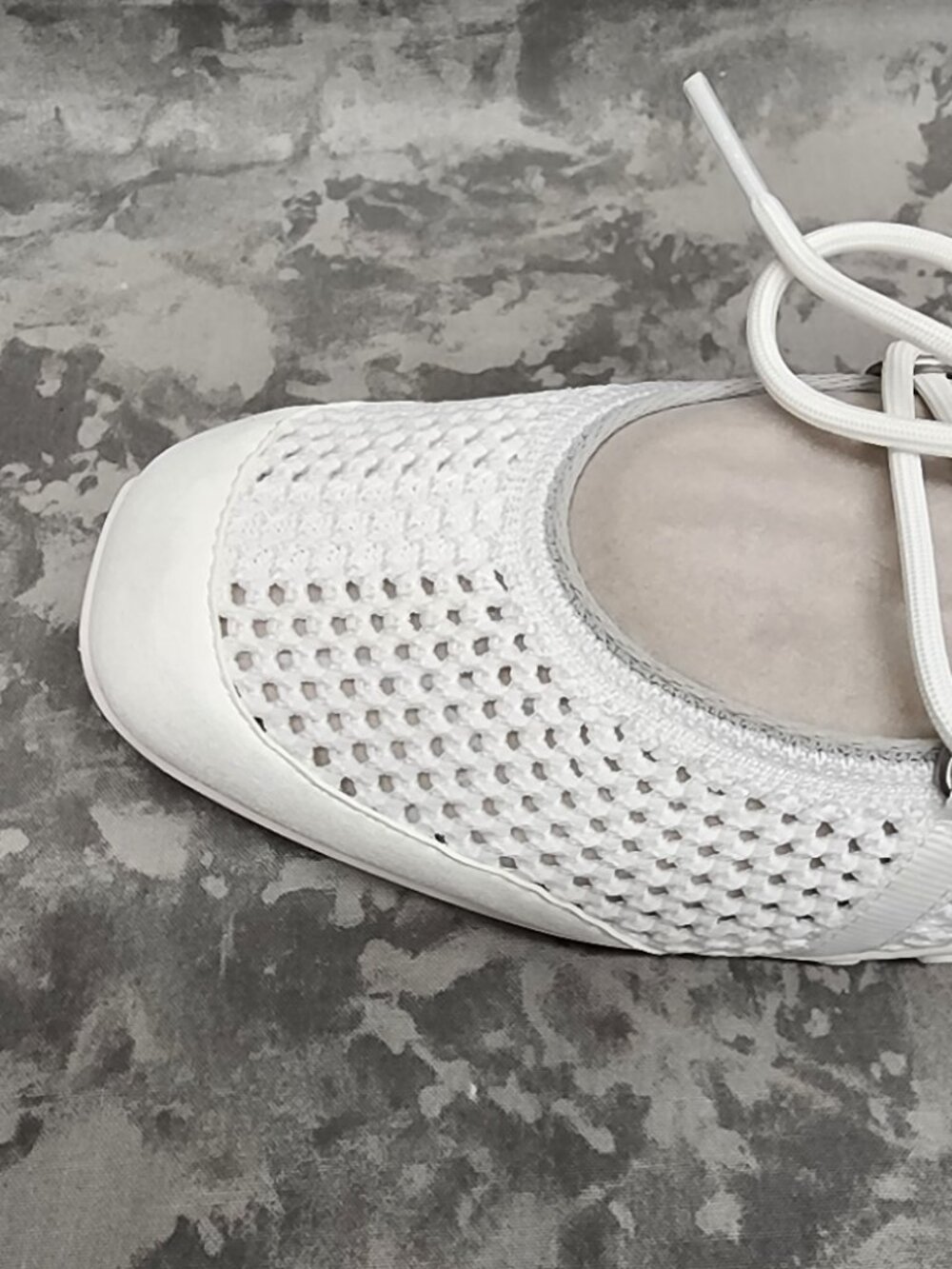 New Vivaia Cecily White Mesh Mary Janes Shoe - EU 40.5 / US 9-9.5 - Picture 9 of 12